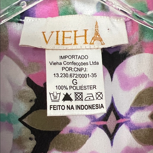 Women's Pink and Purple Blouse - Picture 2 of 3